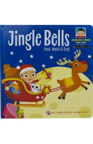 Jingle Bells Video Board Book (p i kids) Read, Watch, & Sing! Free Downloadable App